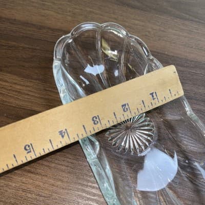Vintage Heisey Clear Glass Oval Candy Nut Relish Dish Colonial Pattern - Thumbnail 10