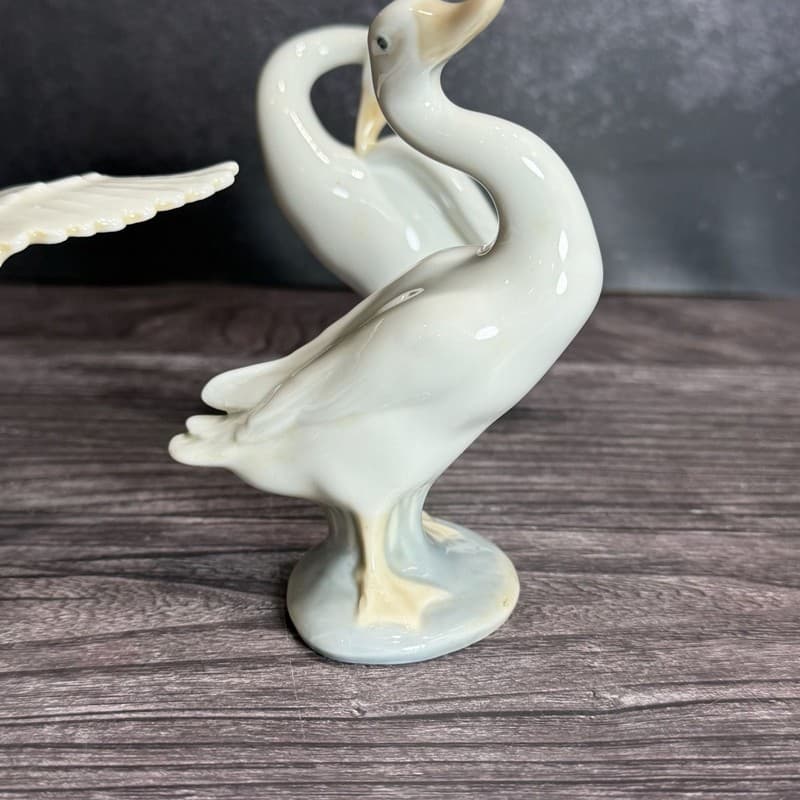 Vintage Lladro Porcelain Geese Figurines Set of 3 - Retired Spain (#4551, #4552, - Thumbnail 14