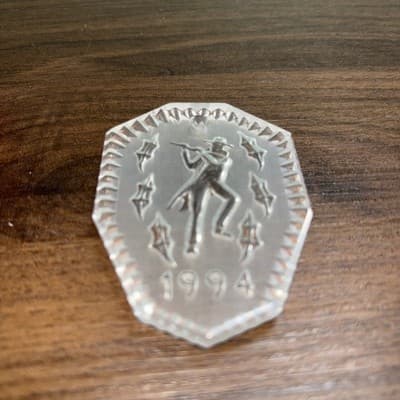 Waterford Crystal 12 Days Of Christmas Ornament 1994 Boxed 11 Pipers Piping - Thumbnail 7