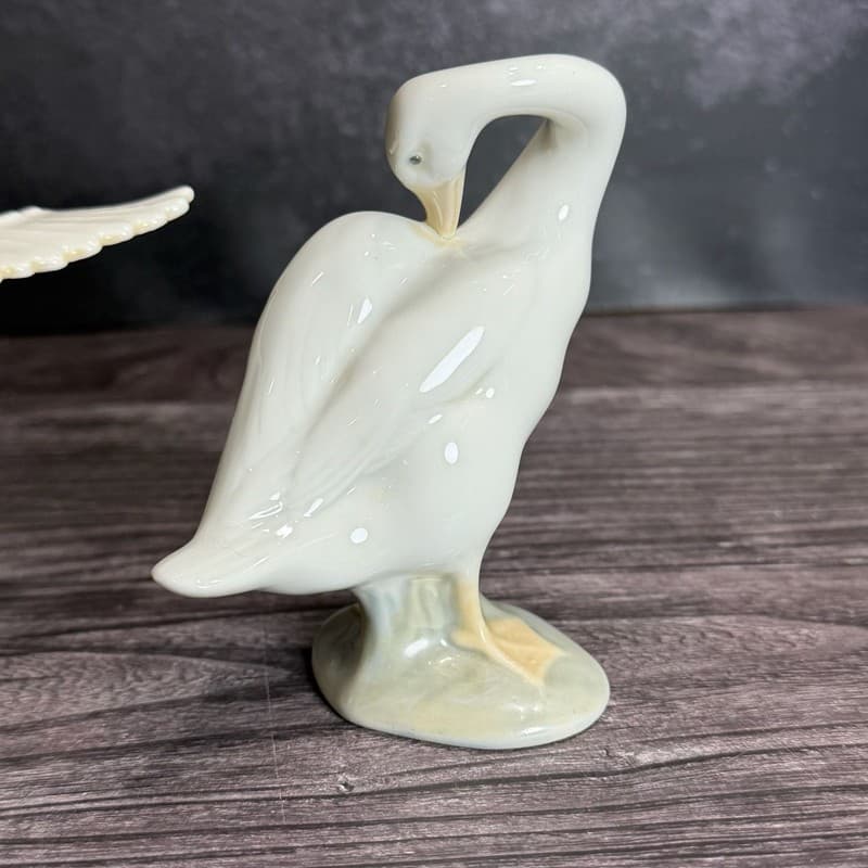 Vintage Lladro Porcelain Geese Figurines Set of 3 - Retired Spain (#4551, #4552, - Thumbnail 16