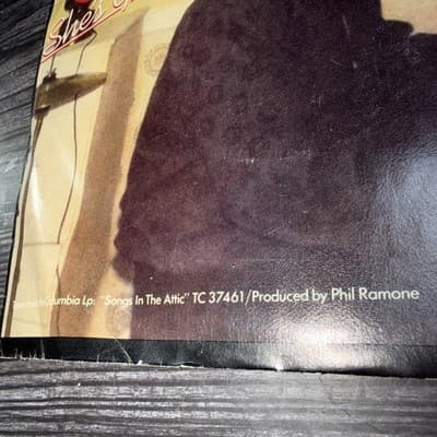 BILLY JOEL 1981 picture sleeve for hit "She's Got A Way" with Joel at piano - Thumbnail 3