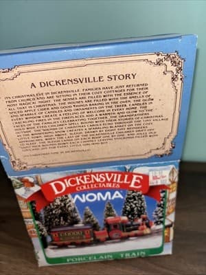 Vintage Hearthside Village Porcelain Train Christmas Holiday Decoration - Thumbnail 12