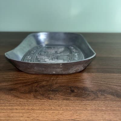 Vintage Give Us This Day Our Daily Bread" Serving Tray, Plate - Thumbnail 9