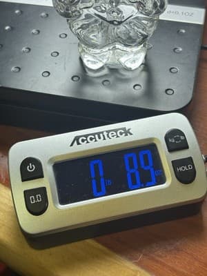 Vintage Clown Jester Clear Art Glass Figurine Paperweight 4" Abstract A Crazy - Thumbnail 17