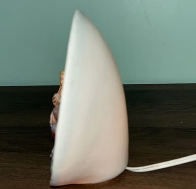 Vintage Santa Claus Night Light Working Christmas Tree Plug-In Lamp Reading - Thumbnail 4