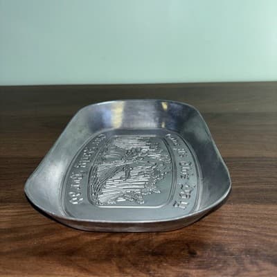 Vintage Give Us This Day Our Daily Bread" Serving Tray, Plate - Thumbnail 6