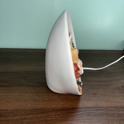Vintage Santa Claus Night Light Working Christmas Tree Plug-In Lamp Reading - Thumbnail 8