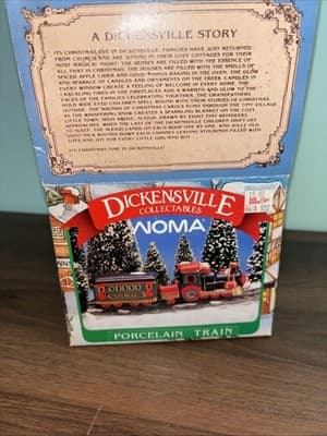 Vintage Hearthside Village Porcelain Train Christmas Holiday Decoration - Thumbnail 11