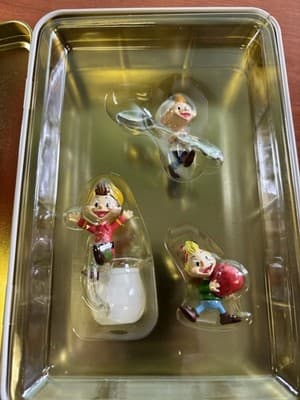 Rice Krispies Figures Kellogg's Tin with 3 Ornaments Snap Crackle Pop NOS - Thumbnail 7