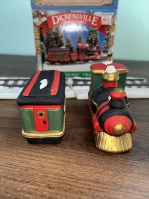 Vintage Hearthside Village Porcelain Train Christmas Holiday Decoration - Thumbnail 7