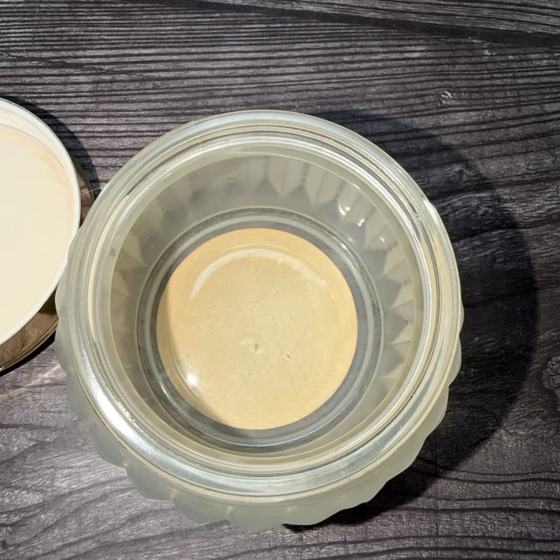 VTG Estée Lauder Re-Nutriv Powder Frosted Glass Jar w/ Gold Tone Embossed Lid - Thumbnail 8