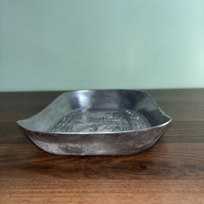 Vintage Give Us This Day Our Daily Bread" Serving Tray, Plate - Thumbnail 7