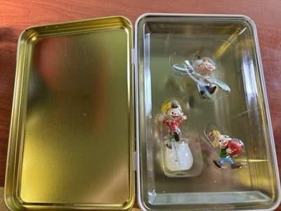 Rice Krispies Figures Kellogg's Tin with 3 Ornaments Snap Crackle Pop NOS - Thumbnail 6
