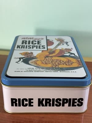 Rice Krispies Figures Kellogg's Tin with 3 Ornaments Snap Crackle Pop NOS - Thumbnail 5