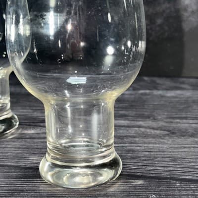Set Of 2 Federal Glass 14 Oz Heavy Stackable Beer Cocktail Glasses MCM Replacmen - Thumbnail 5