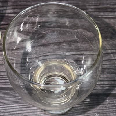 Set Of 2 Federal Glass 14 Oz Heavy Stackable Beer Cocktail Glasses MCM Replacmen - Thumbnail 4