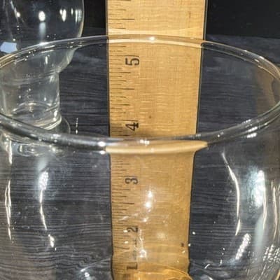 Set Of 2 Federal Glass 14 Oz Heavy Stackable Beer Cocktail Glasses MCM Replacmen - Thumbnail 11