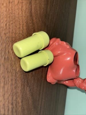 Plastic Pink Camel with Removeable Nesting Salt & Pepper Green Shakers - Thumbnail 6