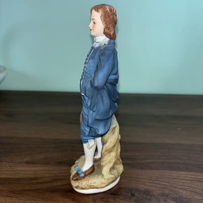 Lefton Hand Painted Boy Blue #04233 Collectable Figurine Vintage - Thumbnail 8
