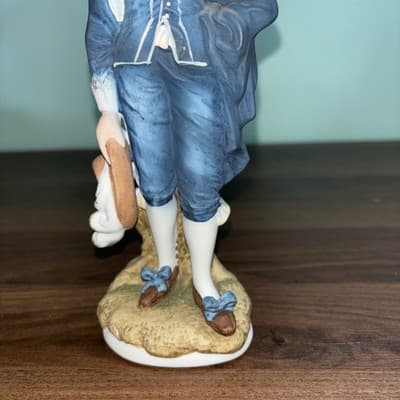 Lefton Hand Painted Boy Blue #04233 Collectable Figurine Vintage - Thumbnail 3