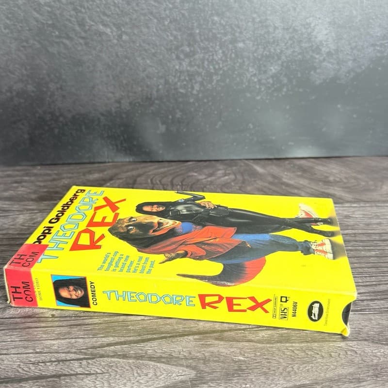 Theodore Rex VHS 1996 Whoopi Goldberg Comedy Movie Hollywood Video Rental Paper - Thumbnail 7
