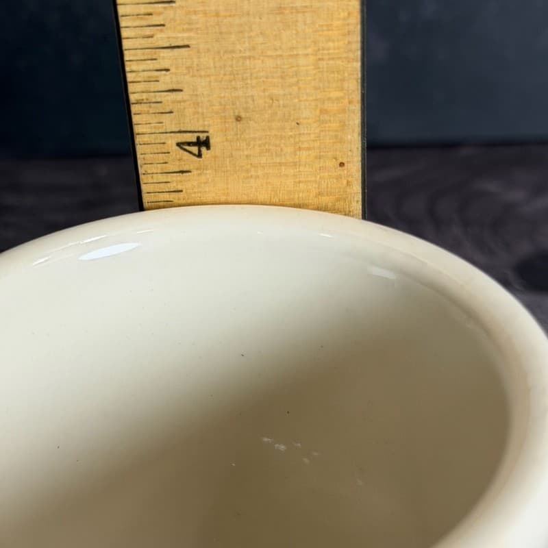 Vintage Victor Heavy Ceramic Diner Mug Cream Ivory Restaurant Ware - Thumbnail 5