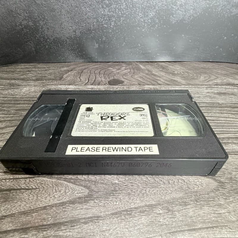 Theodore Rex VHS 1996 Whoopi Goldberg Comedy Movie Hollywood Video Rental Paper - Thumbnail 11