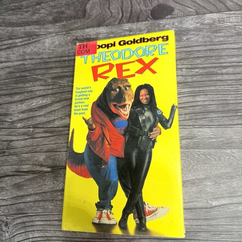 Theodore Rex VHS 1996 Whoopi Goldberg Comedy Movie Hollywood Video Rental Paper