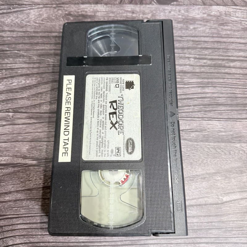 Theodore Rex VHS 1996 Whoopi Goldberg Comedy Movie Hollywood Video Rental Paper - Thumbnail 10