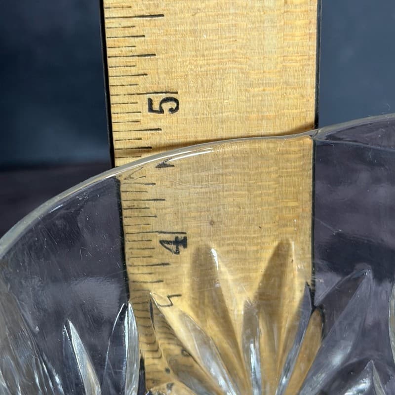 Vintage Anchor Hocking Prescut Clear Pineapple Pattern Glass Creamer Pitcher - Thumbnail 10