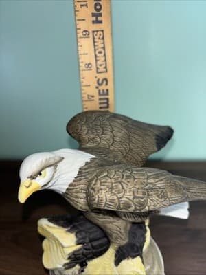 American Eagle Wings Out Porcelain Rotating Music Box “America the Beautiful � - Thumbnail 10