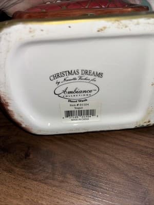 AMBIANCE COLLECTIBLES CHRISTMAS DREAMS NANETTE VACHER TEAPOT Snowman Sled Cat - Thumbnail 9