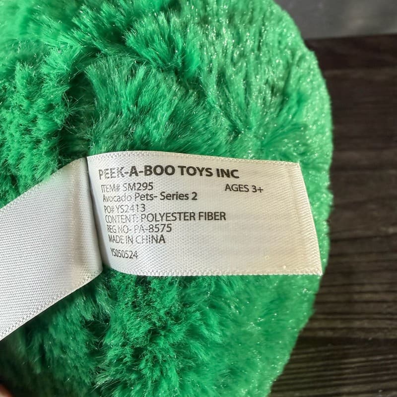 Avocado Pets Series 2 Bumble Bee Avocado Plush 7" Stuffed Animal - Thumbnail 8