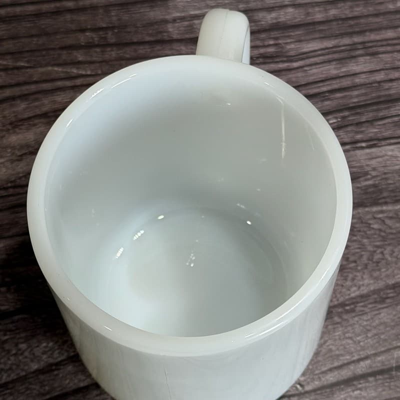Glasbake Milk Glass Stackable Mug - Thumbnail 3