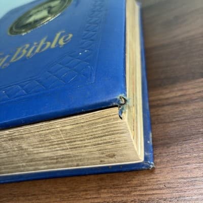 VTG Holy Bible Bicentennial Freedom Edition Illustrated King James Red Letter - Thumbnail 4