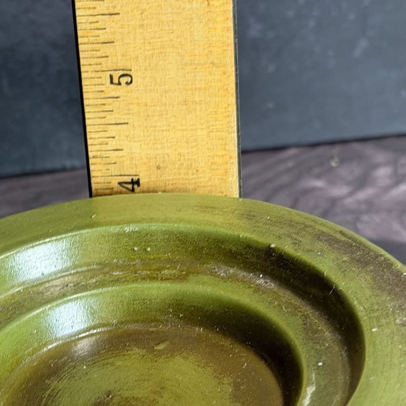 Vintage Parma by AAI Green Pot Belly Style Ceramic Planter Made in Japan - Thumbnail 10