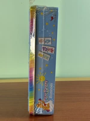 Vintage Game Care Bears Dominoes Set 28 Collector Tin Child’s Toy New NOS Seal - Thumbnail 4