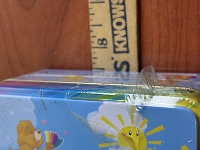 Vintage Game Care Bears Dominoes Set 28 Collector Tin Child’s Toy New NOS Seal - Thumbnail 9