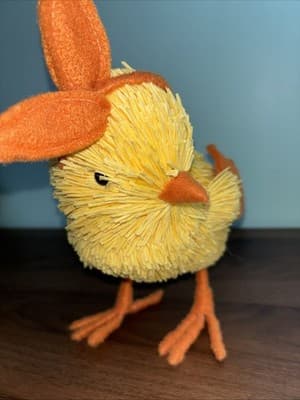 Pair Of 2 Sawgrass Easter Spring Decor Chickens Baby Duck Figurines Basket Egg - Thumbnail 8