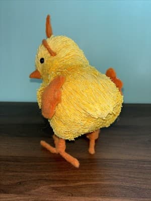 Pair Of 2 Sawgrass Easter Spring Decor Chickens Baby Duck Figurines Basket Egg - Thumbnail 6