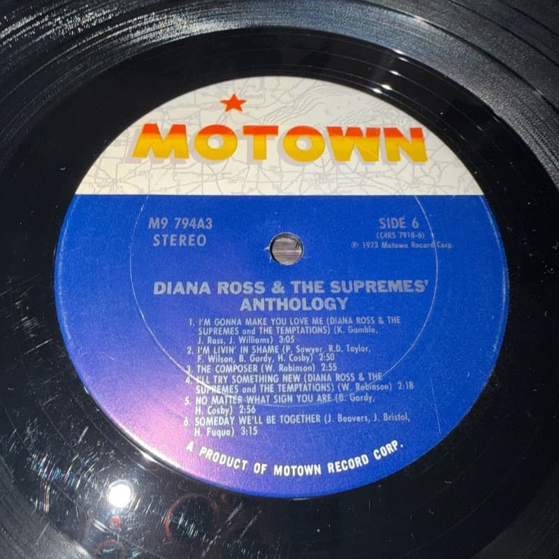 Diana Ross And The Supremes - Anthology (1974) 3xLP Vinyl Compilation - Thumbnail 6