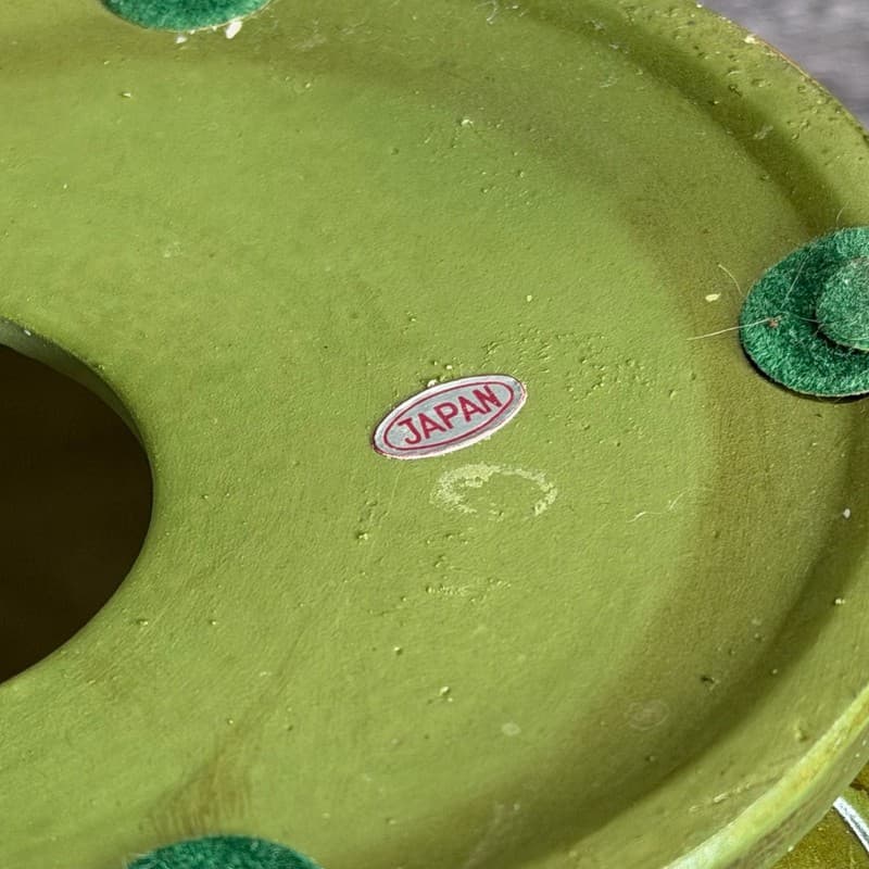 Vintage Parma by AAI Green Pot Belly Style Ceramic Planter Made in Japan - Thumbnail 9