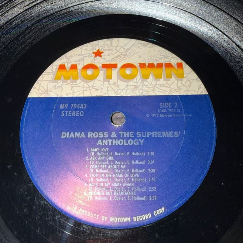 Diana Ross And The Supremes - Anthology (1974) 3xLP Vinyl Compilation - Thumbnail 14