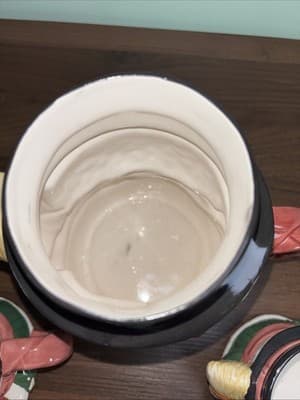 VTG Snowman Pitcher Coffee Mug “Holiday Cheer Collection” Bella Casa By Ganz - Thumbnail 4