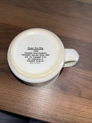 Campbell's Soup Company Souper Star Astronaut Soup Mug Vintage 1990's - Thumbnail 7