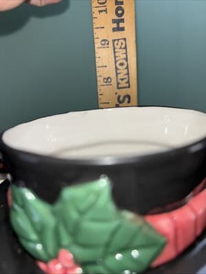 VTG Snowman Pitcher Coffee Mug “Holiday Cheer Collection” Bella Casa By Ganz - Thumbnail 16