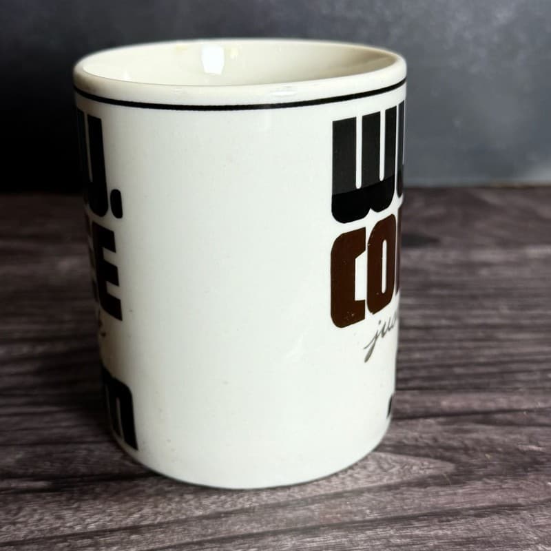 Tienshan Stoneware www.COFFEE just black .com Vintage Novelty Coffee Mug - Thumbnail 3