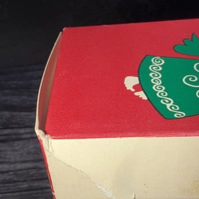 VTG Christmas Jewelbrite Unbreakable Reflector Jumbo Diorama Ornaments in Box - Thumbnail 6