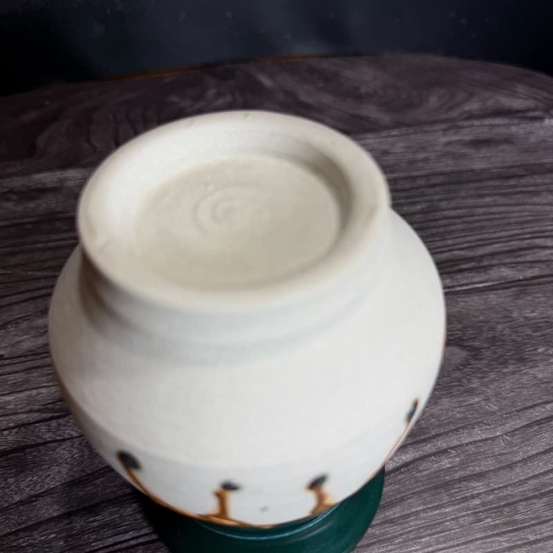 Studio Pottery Hand-Painted Gazelle Ceramic Mug H Signed / Stamped - Thumbnail 4