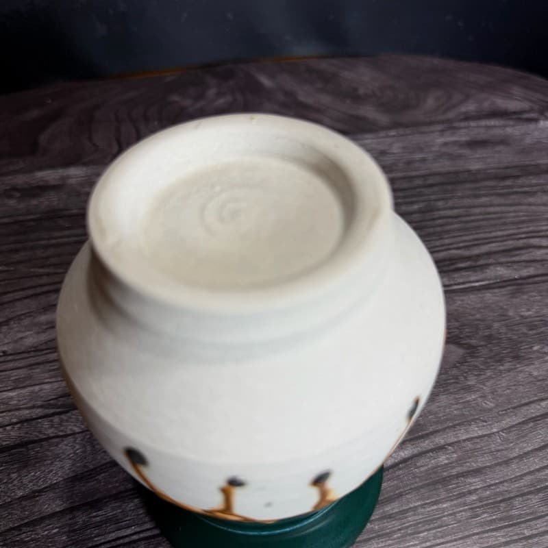Studio Pottery Hand-Painted Gazelle Ceramic Mug H Signed / Stamped - Thumbnail 5